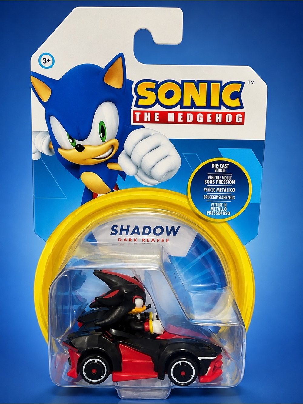 Sonic Team Racing Shadow Dark Reaper Die-Cast Car  Official SEGA Collectible Toy